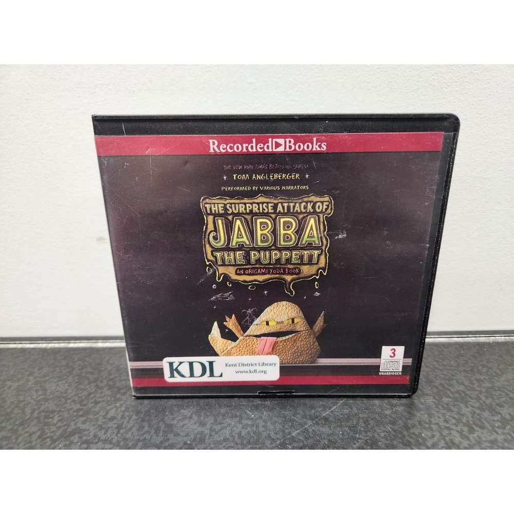 The Surprise Attack of Jabba the Puppett Origami Yoda Audiobook CD Angleberger